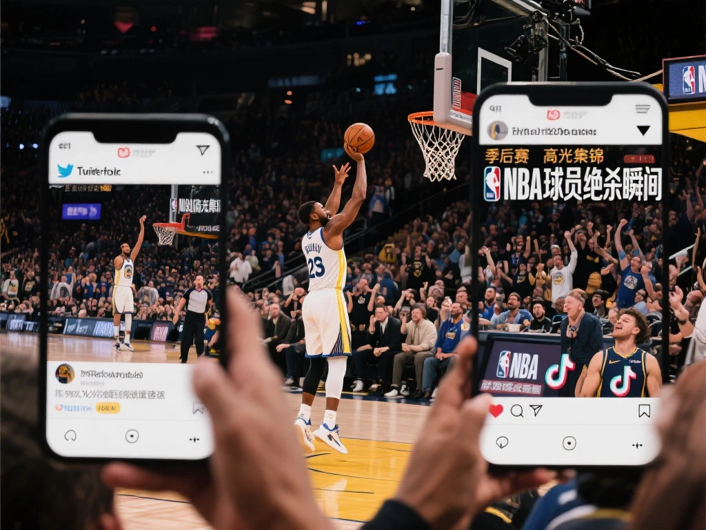 NBA巨星季后赛惊艳全场，社交媒体热议不断